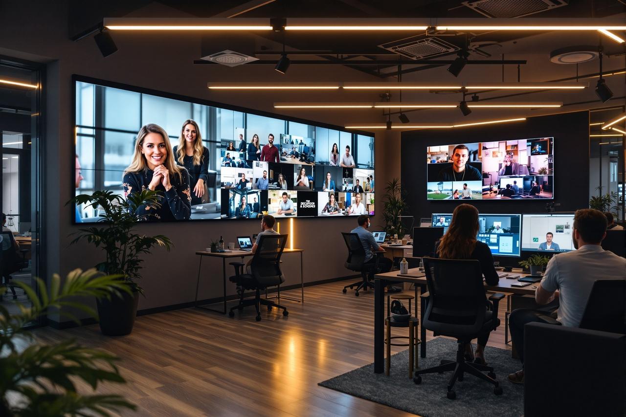 飘零影视现代化影视制作办公环境